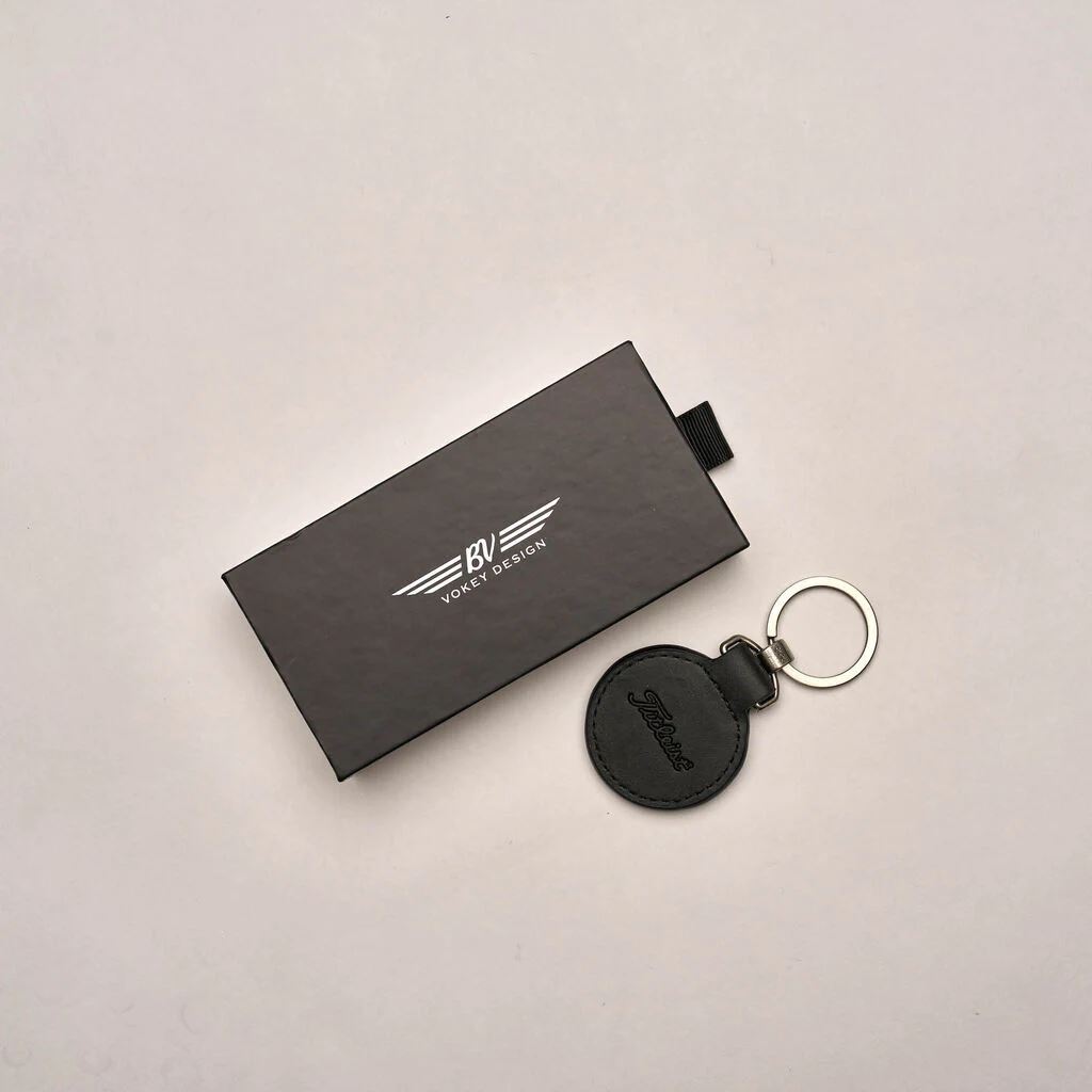 ボーケイ 2021 ＢＶウィング キーリング アンティーク ニッケルレザー　VOKEY 2021 BV WINGS KEYRING ANTIQUE NICKEL LEATHER 40322