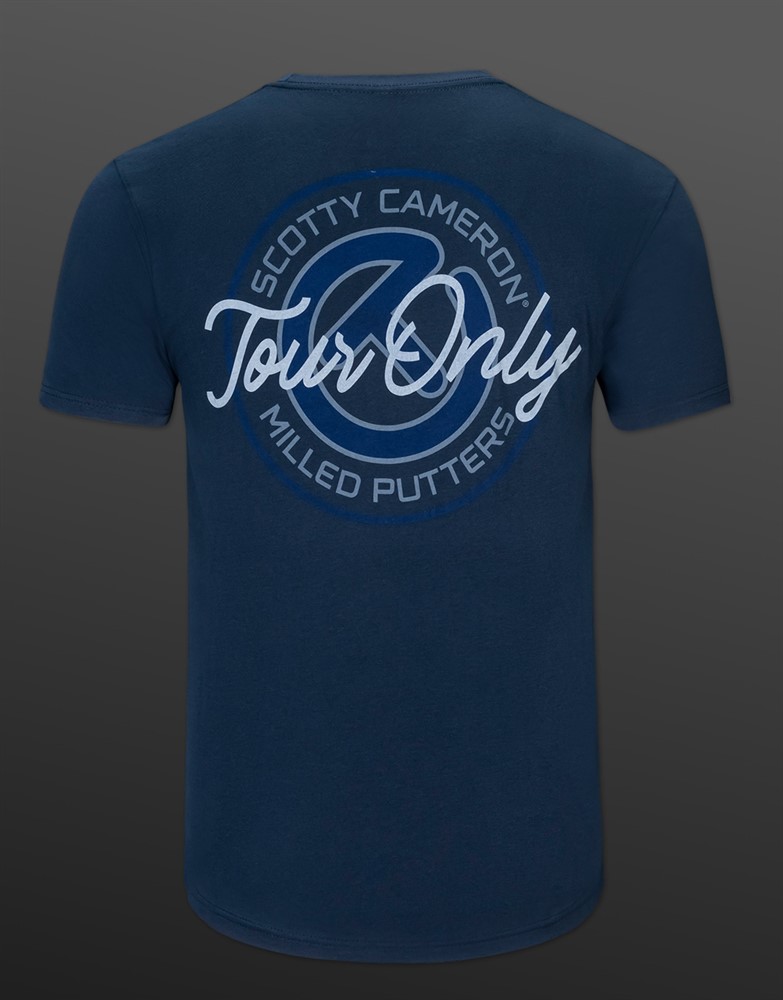 スコッティキャメロン サークルT ツアースクリプト Tシャツ ネイビー M SCOTTY CAMERON 2025 CIRCLE T TOUR SCRIPT T SHIRT NAVY MEDIUM SC080052