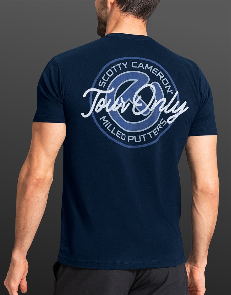 スコッティキャメロン サークルT ツアースクリプト Tシャツ ネイビー M SCOTTY CAMERON 2025 CIRCLE T TOUR SCRIPT T SHIRT NAVY MEDIUM SC080052