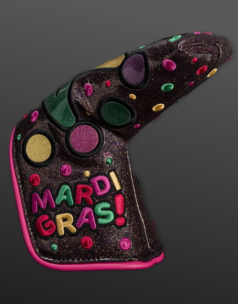 スコッティキャメロン マルディグラ カーニバルクラウン ヘッドカバー パープルスパークル  SCOTTY CAMERON 2026 MARDI GRAS CARNIVAL CROWN HEADCOVER PURPLE SPERCLE SC050058
