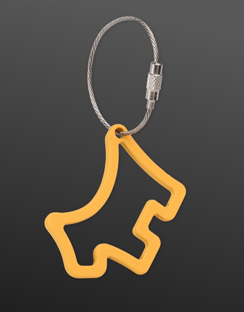 スコッティキャメロン スコッティドッグ キーホルダー イエロー  SCOTTY CAMERON 2024 SCOTTY DOG SOFT TOUCH RUBBER METAL KEY FOB YELLOW SC010005
