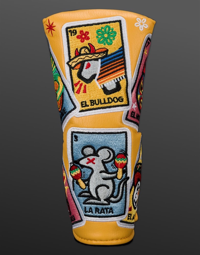 スコッティキャメロン シンコデマヨ ロッテリア ヘッドカバー イエロー  SCOTTY CAMERON 2025 CINCO DE MAYO LOTERIA HEADCOVER YELLOW SC050029