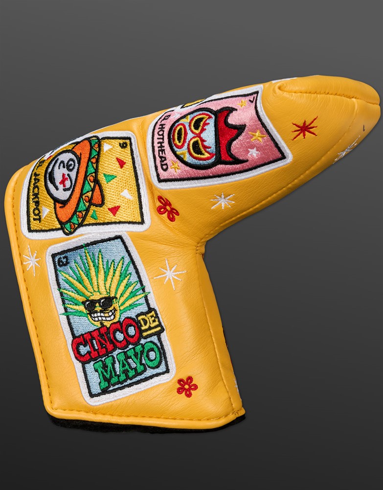 スコッティキャメロン シンコデマヨ ロッテリア ヘッドカバー イエロー  SCOTTY CAMERON 2025 CINCO DE MAYO LOTERIA HEADCOVER YELLOW SC050029