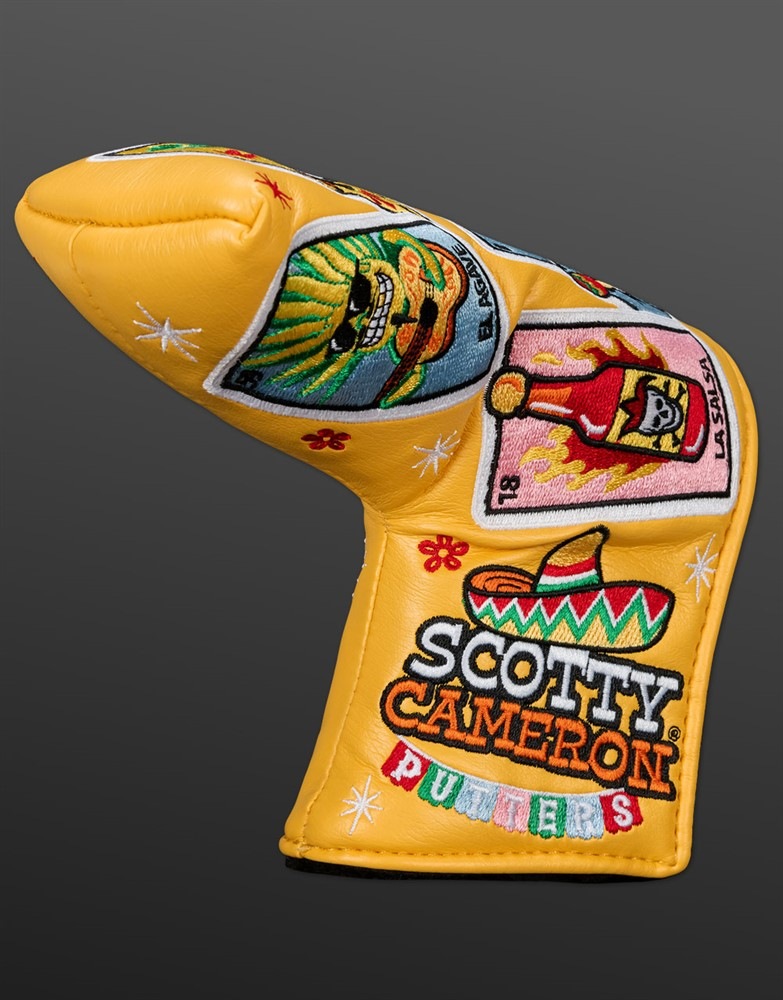 スコッティキャメロン シンコデマヨ ロッテリア ヘッドカバー イエロー  SCOTTY CAMERON 2025 CINCO DE MAYO LOTERIA HEADCOVER YELLOW SC050029