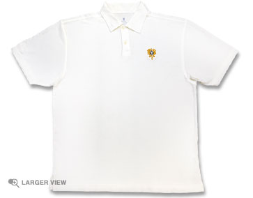 スコッティキャメロン スコッティズ サンウォシュド メッシュ ポロシャツ ホワイト Ｌ SCOTTY CAMERON 2009 SCOTTY'S SUN WASHED MESH POLO SHIRT WHITE L 80631