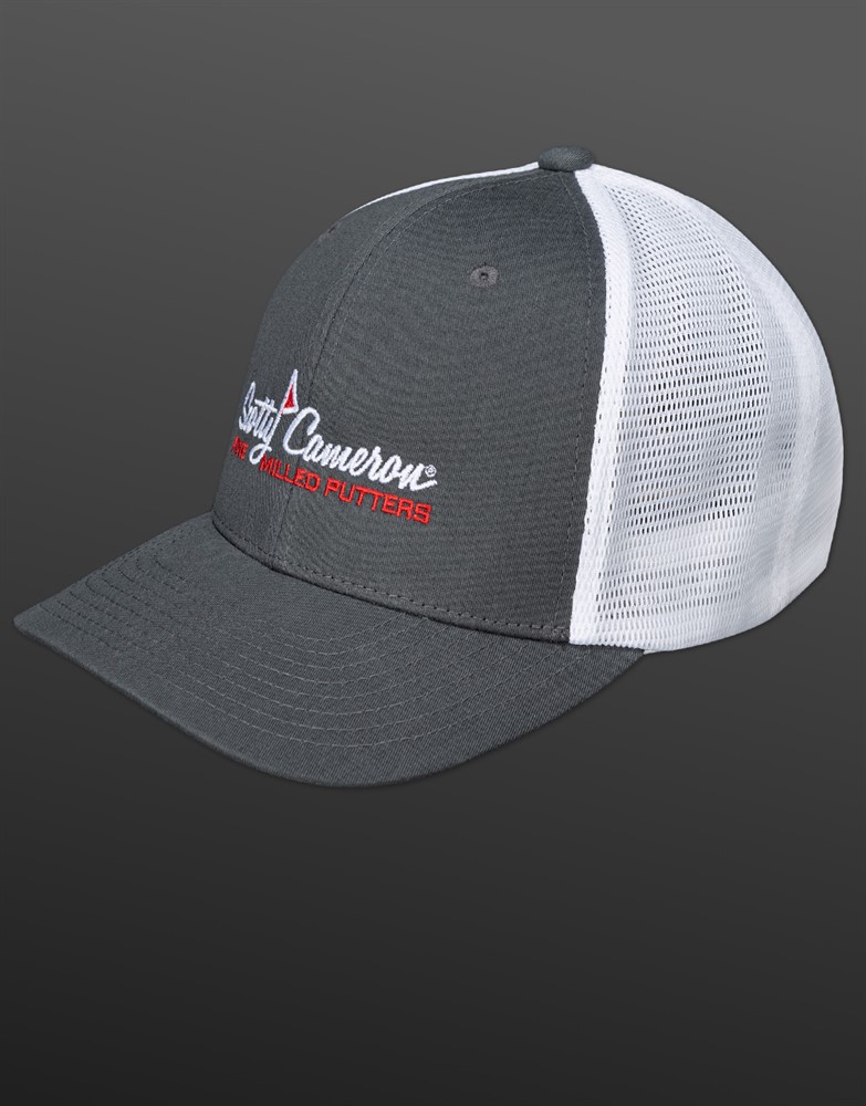 スコッティキャメロン ピンフラッグ フレックスフィット トラッカーキャップ チャコール/ホワイト SCOTTY CAMERON 2025 PINFLAG FLEXFIT TRUCKER CAP CHARCOAL/WHITE SC060017