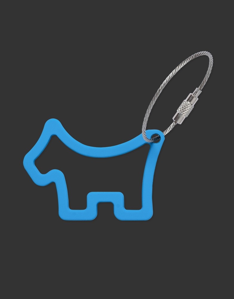 スコッティキャメロン スコッティドッグ　キーホルダー　ブルー  SCOTTY CAMERON 2024 SCOTTY DOG SOFT TOUCH RUBBER METAL KEY FOB BLUE 105383