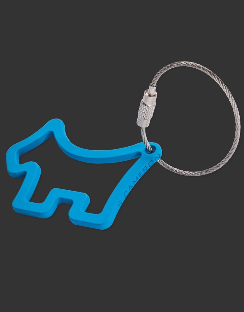 スコッティキャメロン スコッティドッグ　キーホルダー　ブルー  SCOTTY CAMERON 2024 SCOTTY DOG SOFT TOUCH RUBBER METAL KEY FOB BLUE 105383