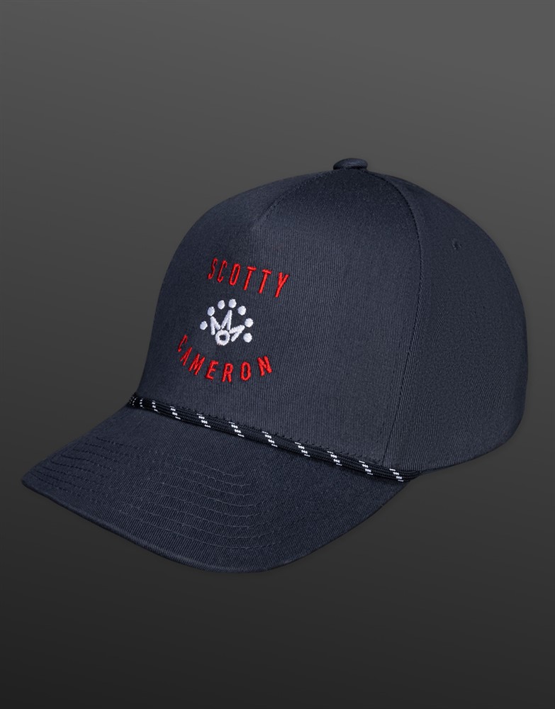 スコッティキャメロン スコッティ クラウン レトロ ロープ クラシック キャップ ネイビー  SCOTTY CAMERON 2026 SCOTTY CROWN RETRO ROPE CLASSICS CAP NAVY SC060036