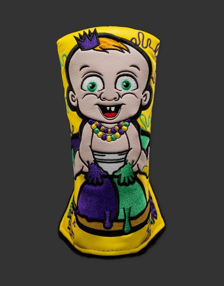 スコッティキャメロン マルディグラ キングケーキベイビー ヘッドカバー イエロー  SCOTTY CAMERON 2023 MARDI GRAS KING CAKE BABY HEADCOVER YELLOW 104796