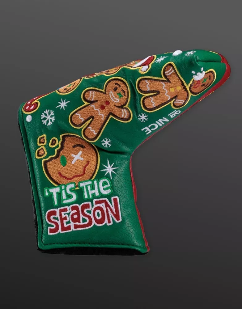 スコッティキャメロン ２０２４ ホリデー ジンジャーブレッドメン ヘッドカバー レッド/グリーン　SCOTTY CAMERON 2024 HOLIDAY GINGERBREAD MEN HEADCOVER RED/GREEN SC050019