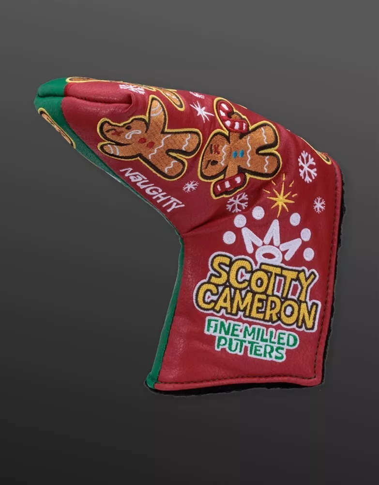 スコッティキャメロン ２０２４ ホリデー ジンジャーブレッドメン ヘッドカバー レッド/グリーン　SCOTTY CAMERON 2024 HOLIDAY GINGERBREAD MEN HEADCOVER RED/GREEN SC050019