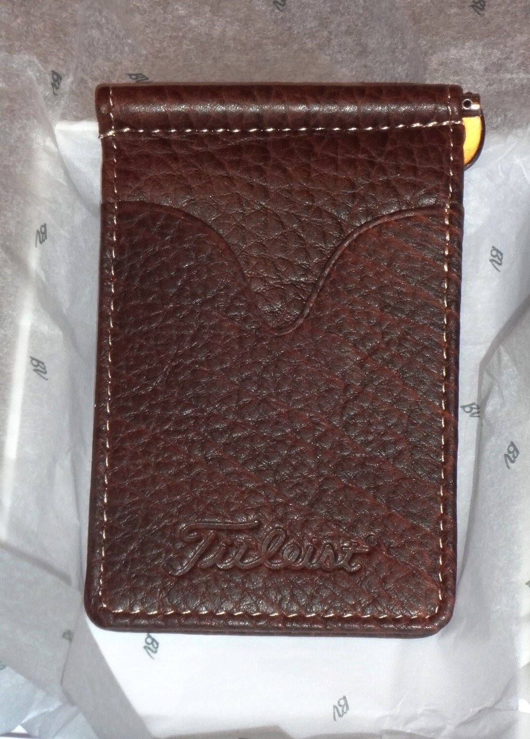 ボーケイ バイソンレザー マネークリップ ブラウン VOKEY 2014 VISON LEATHER CASH COVER BROWN 38753