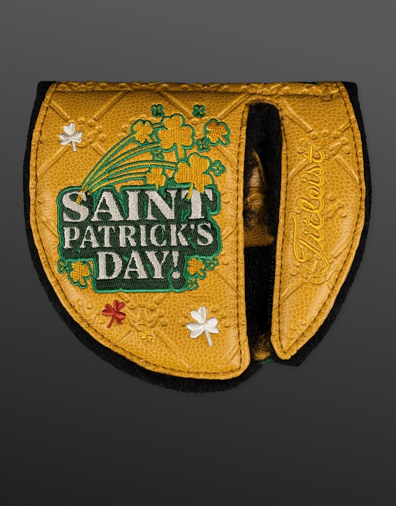 スコッティキャメロン セントパトリクスデイ ラッキー リリー ミッドラウンド 左用 ヘッドカバー イエロー　SCOTTY CAMERON 2026 ST. PATRICKS DAY LUCKY LILY MID ROUND LEFT HAND HEADCOVER YELLOW SC050061