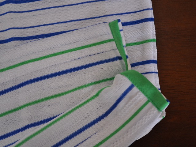 オークリーポロシャツ ポリズストライプ ブルーオーラ L OAKLEY POLYS STRIPE POLO BLUE AURA L 432236