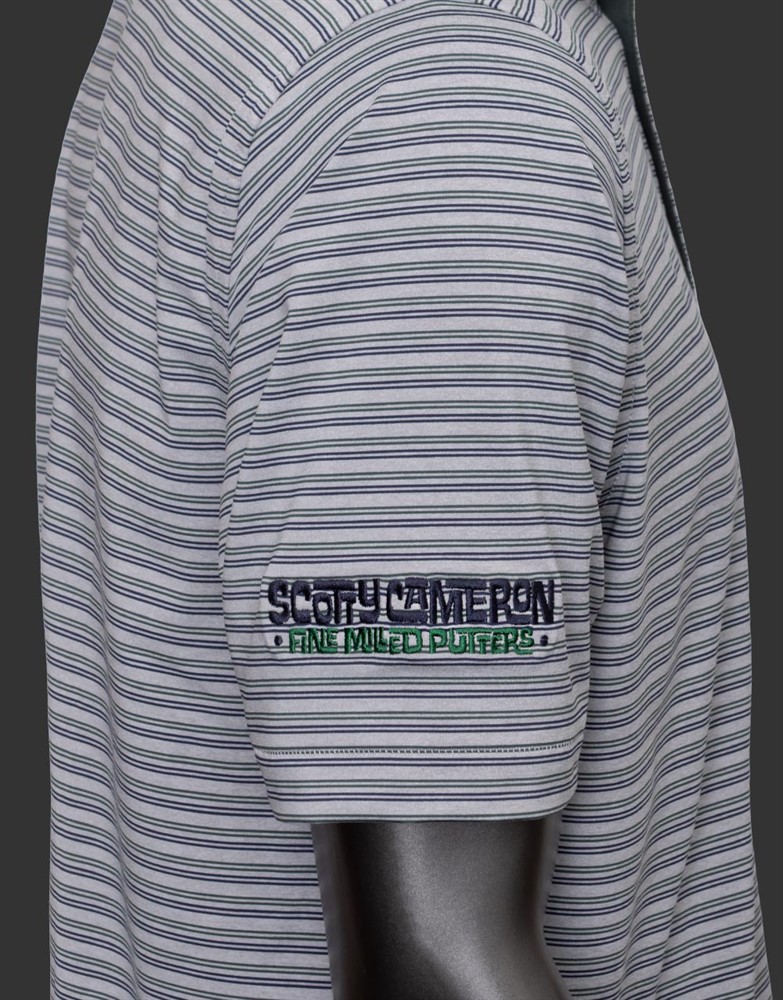 スコッティキャメロン ポロシャツ ホットヘッドハリー デューン パフォーマンス ジャージ ゲ―ルグレー S　SCOTTY CAMERON 2023 POLO SHIRT HOT HEAD HARRY DUNN PERFORMANCE JERSEY GALE GRAY SMALL 104702