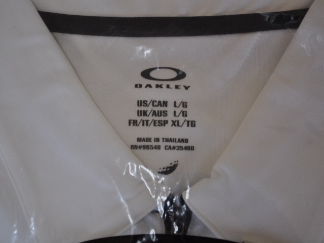 オークリー ポロシャツ ホワイト L OAKLEY PRIMO POLO WHITE L 432238