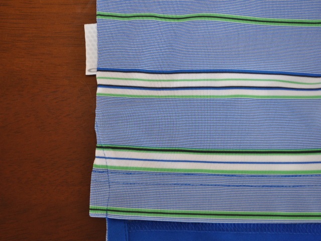 オークリー ストライプパイプポロ ブルーM OAKLEY STRIPE PIPE POLO BLUE AURA M 432245
