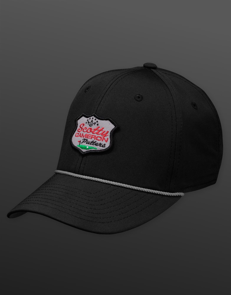 スコッティキャメロン SCレトロパッチ ロープキャップ ブラック SCOTTY CAMERON 2025 SC RETRO PATCH ROPE CAP BLACK 104960
