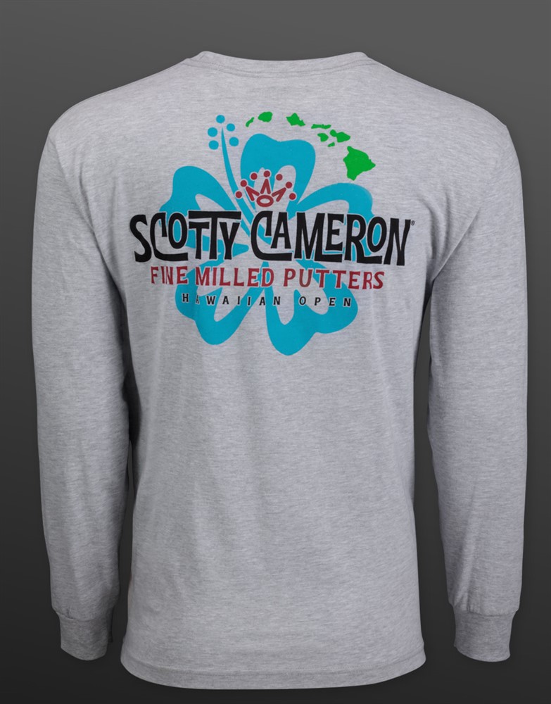 スコッティキャメロン サークルＴ ハイビスカス ロングスリーブ Tシャツ ヘザーグレー Ｍ  SCOTTY CAMERON 2025 CIRCLE T HIBISCUS LONG SLEEVE T SHIRT HEATHER GRAY MEDIUM SC080027