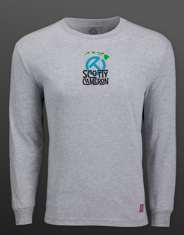 スコッティキャメロン サークルＴ ハイビスカス ロングスリーブ Tシャツ ヘザーグレー Ｍ  SCOTTY CAMERON 2025 CIRCLE T HIBISCUS LONG SLEEVE T SHIRT HEATHER GRAY MEDIUM SC080027