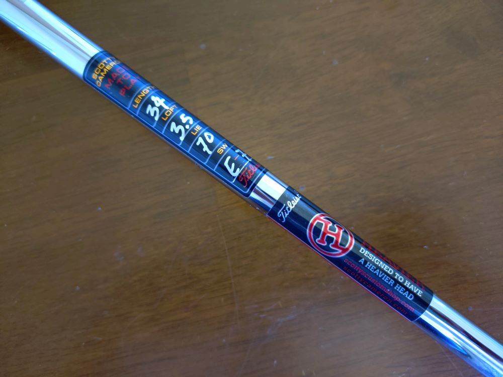 スコッティキャメロン ファントム ５Ｓ カスタム ヘビーウェイト マタドールブラック/レッド/ゴールド ラージグリップ 34