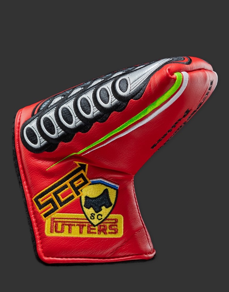 スコッティキャメロン V12 ビッグブロック スミッドマレット ヘッドカバー レッド　SCOTTY CAMERON 2023 V12 BIG BLOCK MID MALLET HEADCOVER RED 104759