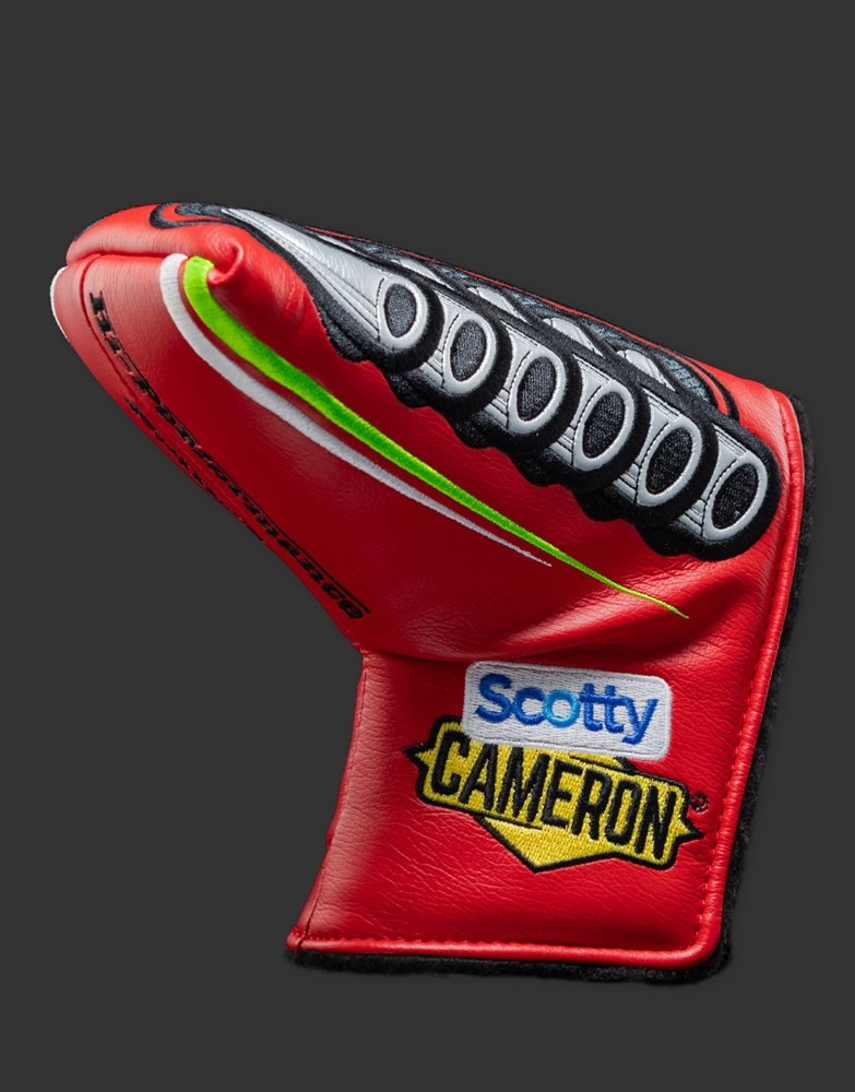 スコッティキャメロン V12 ビッグブロック スミッドマレット ヘッドカバー レッド　SCOTTY CAMERON 2023 V12 BIG BLOCK MID MALLET HEADCOVER RED 104759