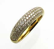 ダイヤモンド リング 0.94ct 18金 ホワイトゴールド 一見一粒
