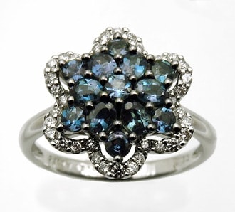 3171�ڥ��쥭����ɥ饤�ȥ�󥰡�0.85ct D0.21ct �������� K18WG ���Ƥ��ѿ� ���Ф����ֻ�˷��� ��ϲ��ʪŸ����