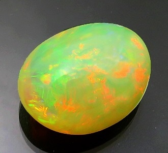 【150CT】エチオピア　オパール　原石　緑　オレンジ 150CT】エチオピア オパール 原石 緑 オレンジ 3512【特選品