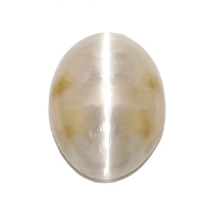 レアストーン ルース セルサイトキャッツアイ（白鉛鉱）10.97ct