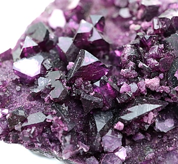 菫泥石 Kammererite 特級品 美結晶 トルコ産 瑞浪鉱物展示館