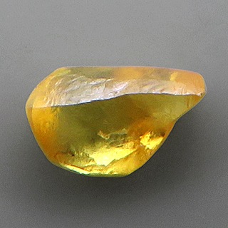 イエローダイヤモンド結晶 0.21ct ビビットイエロー 研磨用 原石