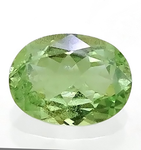 バナジウムグロッシュラーガーネット ルース 1.51ct 希産 UVで強い赤の蛍光色が特徴 ケニア産 瑞浪鉱物展示館 5398 バナジウムグロッシュラーガーネット ルース 1.51ct 希産 UVで強い赤の