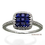 ŷ ե Sapphire  0.60ct D0.22ct 18 ۥ磻ȥ ߥƥ꡼åƥ 9 ϲʪŸ 5884