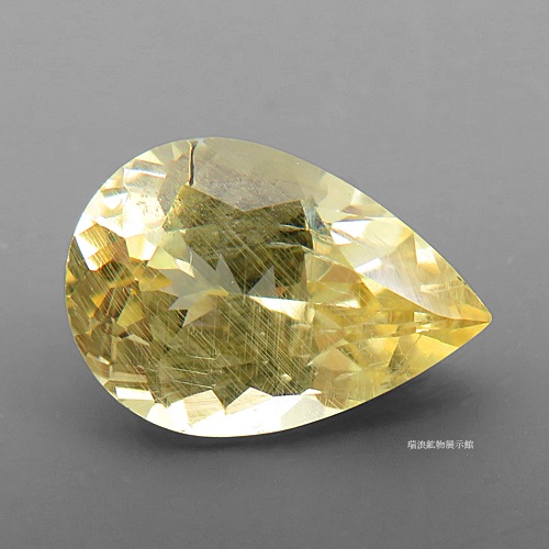 天然 イエローダンブライト DANBURITE 1.85ct レアストーン