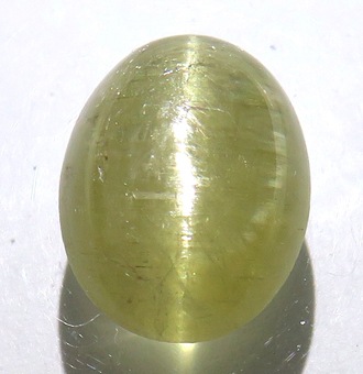 レアストーン 裸石 ルース ダイアスポアキャッツアイ 5.69ct カラー