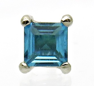 ѥ饤Хȥޥ ԥ 0.16ct/2 Pt ꡼ʥ֥롼 ֥饸뻺 ϲʪŸ 3918