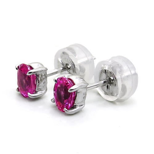 �ԥ󥯥��ե����� �����åɥԥ��� 0.64ct/2 18��ۥ磻�ȥ������ 9�������� ��ϲ��ʪŸ���� 6006