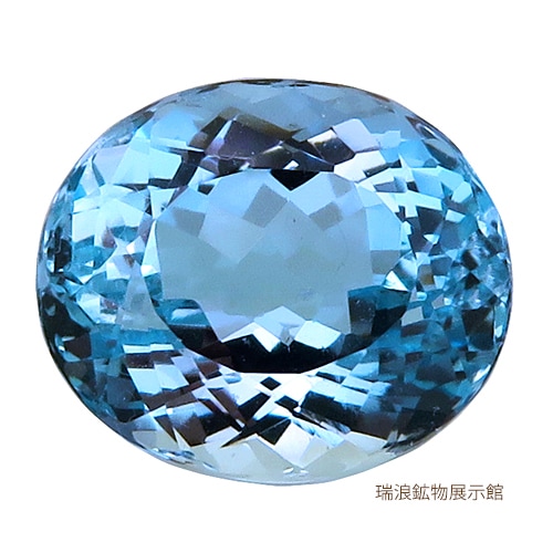 天然 アクアマリン AQUAMARINE サンタマリア 4.03ct 上級品 ルース 3月