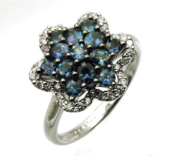 3171ڥ쥭ɥ饤ȥ󥰡0.85ct D0.21ct  K18WG Ƥѿ Фֻ˷ ϲʪŸ