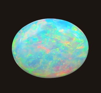 クリスタルミルキーオパール 3272【上級品】クリスタルオパール 0.83ct 高い透明度無色の地色