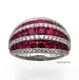 ŷ�� ��ӡ� ��� Ruby 2.65ct D0.90ct ���������� K18�ۥ磻�ȥ������ 12�� ����٤��� 7�������� ��ϲ��ʪŸ���� 5954