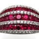 ŷ�� ��ӡ� ��� Ruby 2.65ct D0.90ct ���������� K18�ۥ磻�ȥ������ 12�� ����٤��� 7�������� ��ϲ��ʪŸ���� 5954