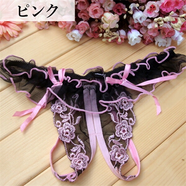 セクシーランジェリー 過激 セクシーランジェリー セクシー下着 エロ下着 ランジェリー コスプレ シースルー 股割れ 大人 レディースショーツ エロいショーツ 黒 シアー 穴あき えろ ピンク 刺繍 りぼん フリル あか 赤 パンツ パンティ