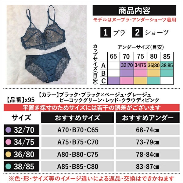 ノンワイヤー ブラセット ショーツ ブラ レース 上下セット 美胸 楽ちん 快適 セクシーランジェリー セクシー 通気性 盛れる 補正下着  育乳ブラ 見せブラ レース ナイトブラ OL バストアップ 谷間メイク 透ける OL インナー 勝負下着 レース 大人[x95]