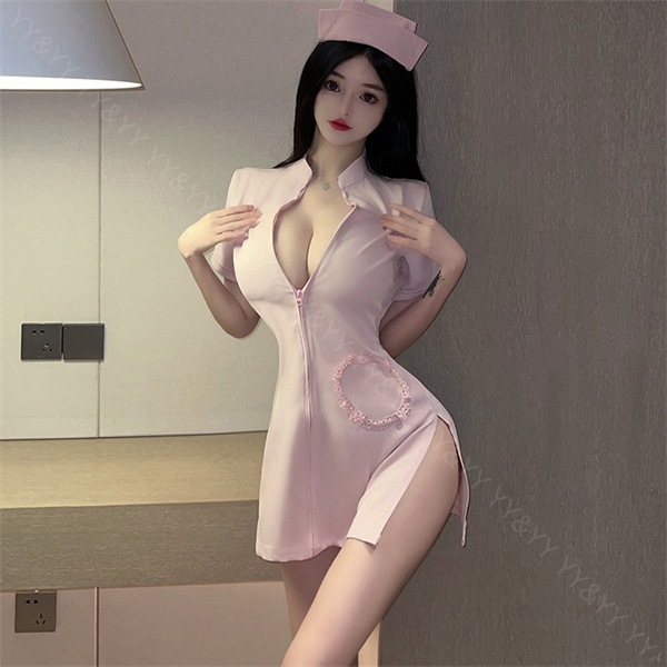 セクシーランジェリー セクシー ナース服  ナースセット ナースコスプレ ナース 看護師 コスチューム  ベビードール コスチューム 可愛い コスプレ エロ下着  大人 可愛い   セクシーナース 大人  コスプレセット ナース服[w1130]