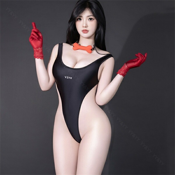 水着 スク水 セクシーランジェリー テディ マイクロ水着  エロい水着 サイド オープン 下着 スクール水着 部屋着 テディ コスプレ コスチューム セクシー 超過激 過激 レオタード 大人 女性 エロ エロい服 エロい下着 U字ネック ブラック