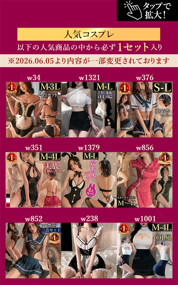 福袋 2026 人気商品 コスプレ 5点セット 大きいサイズ XL 3L セクシーランジェリー コスチューム ベビードール テディ 上下セット  ガウン  ブラセット セクシー ショーツ レデイーズ セクシー ショーツ セット  小物 アクセサリー 5着 穴あき下着[lk8]